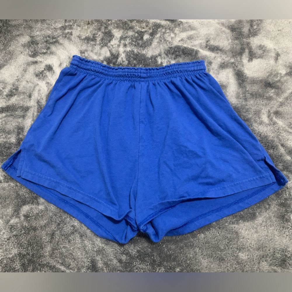 Blue dance shorts in the size small